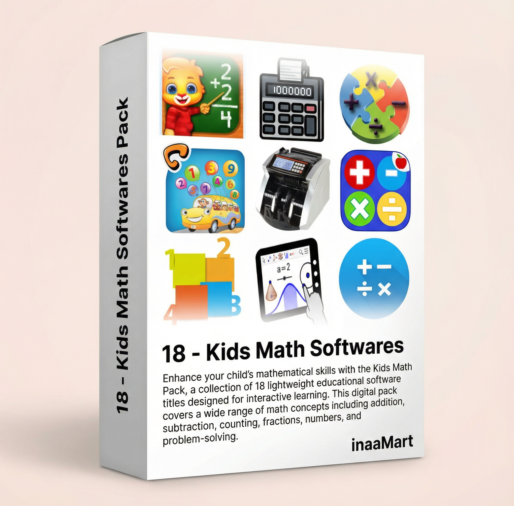 Kids Math Softwares Pack (18 Softwares)