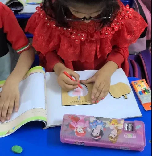 A to Z Alphabet Wooden Drawing Stencils – Kids Creative Learning & Tracing Set