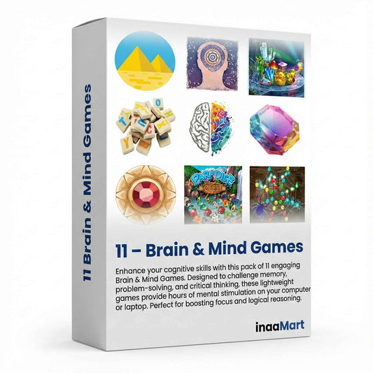 Brain & Mind Games Pack (11 Games)